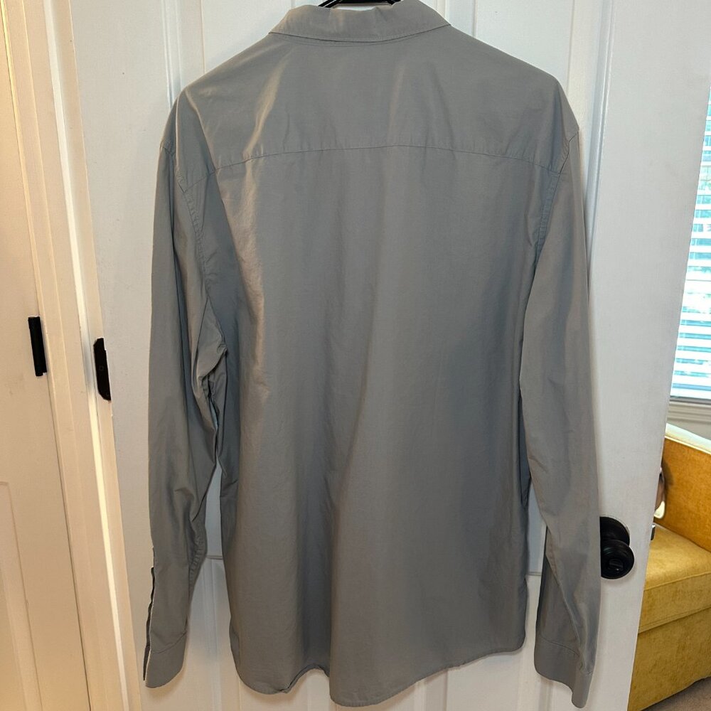 Calvin Klein Patchwork Long Sleeve Button Up Dres… - image 2